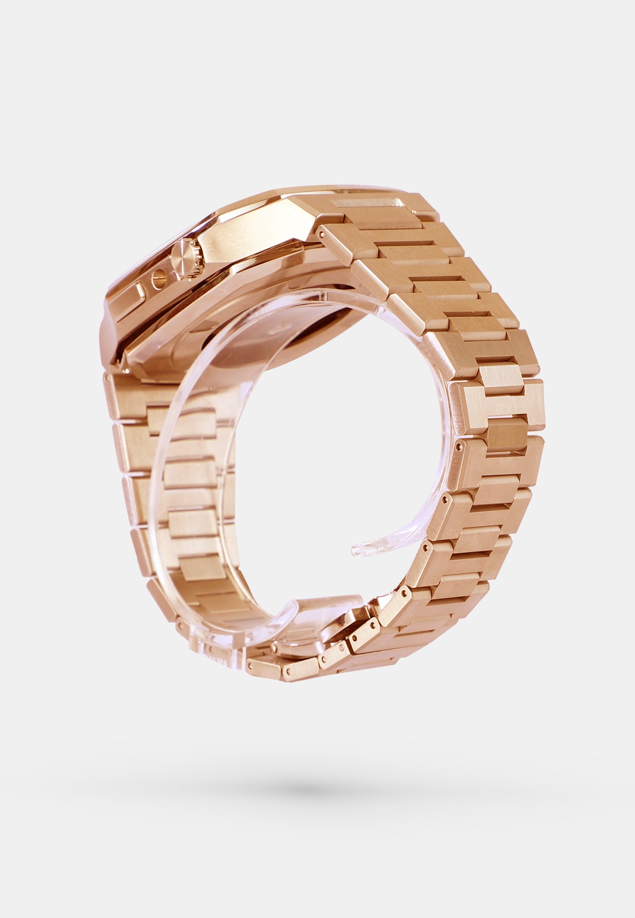 Everose Gold - Imperial OAK - Coque et bracelet Apple Watch - 44mm